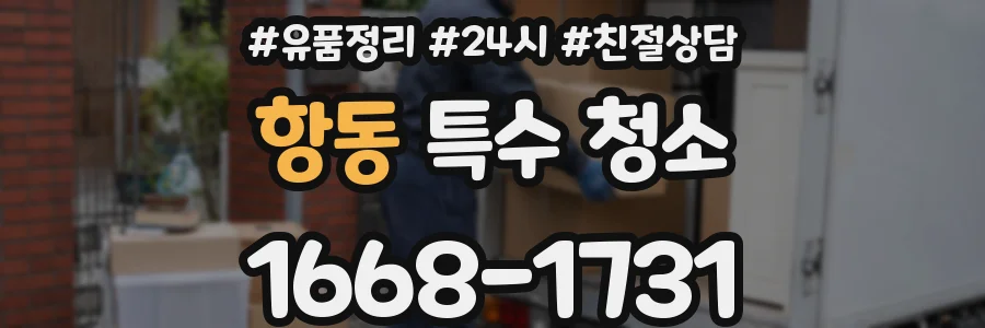 항동 특수 청소