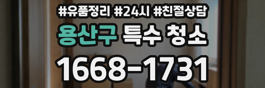 용산구 특수 청소