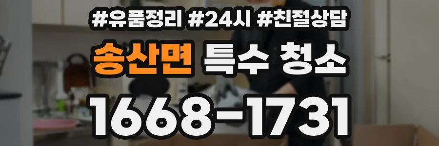 송산면 특수 청소