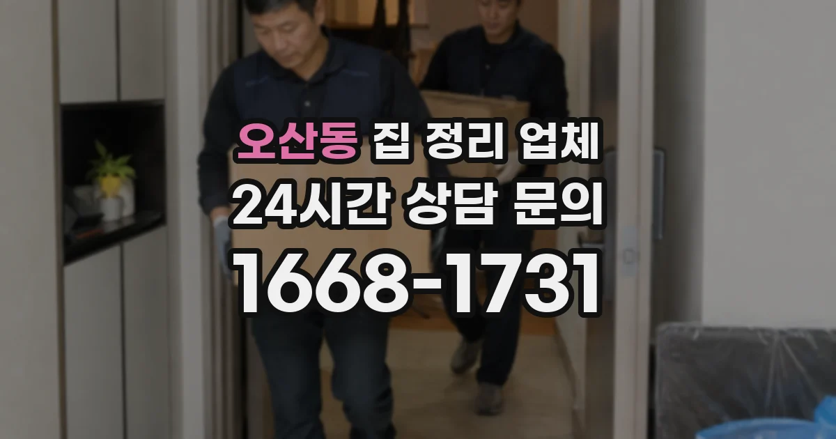 오산동 집 정리 업체