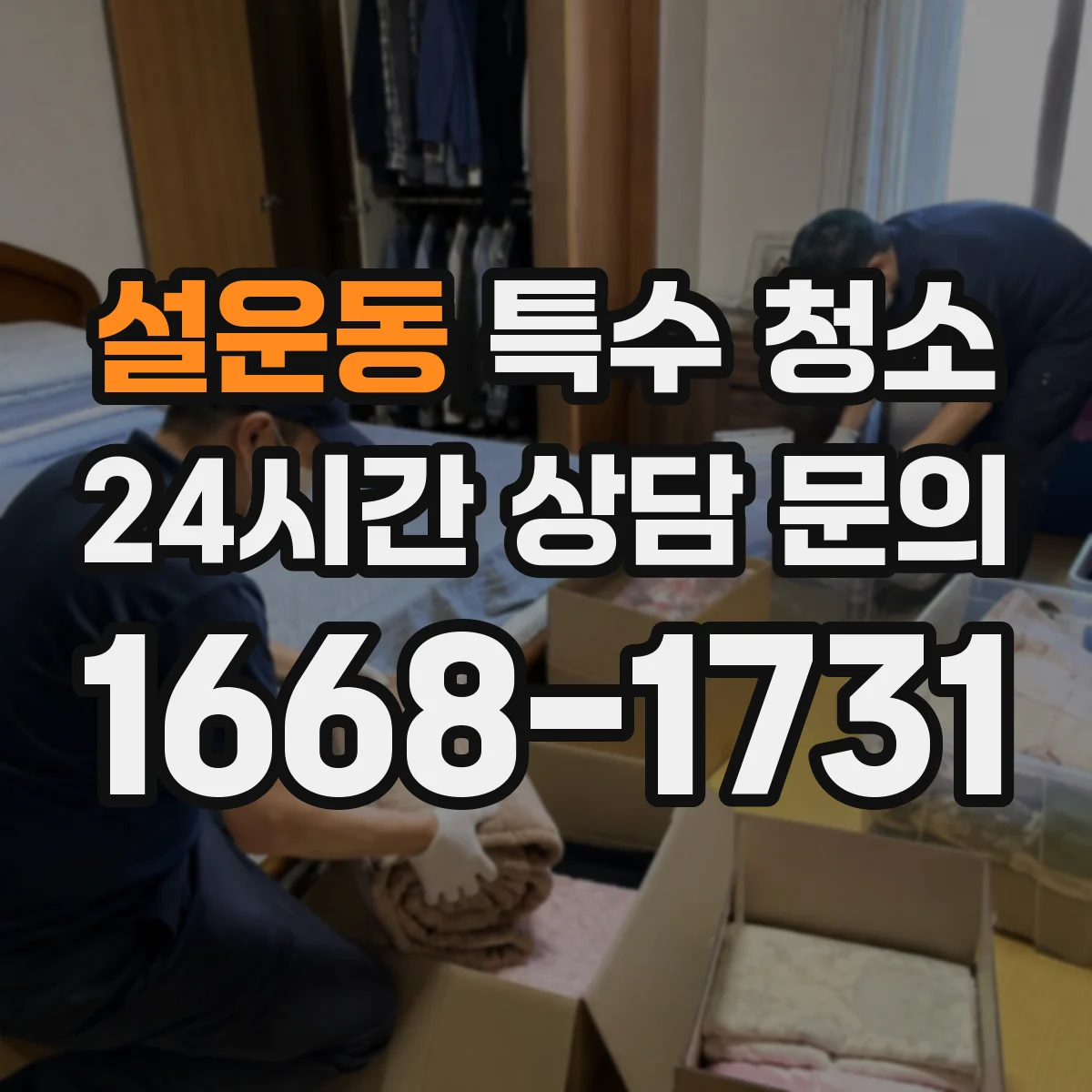 설운동 특수 청소