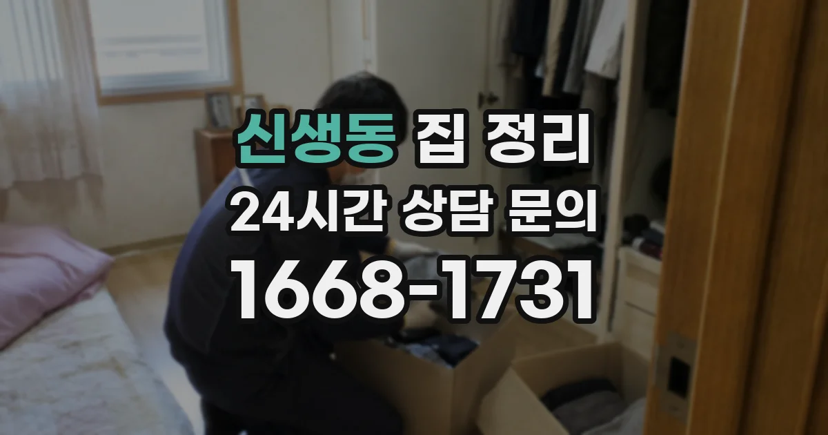 신생동 집 정리