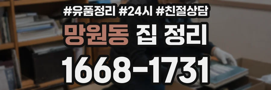 망원동 집 정리