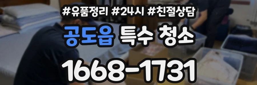공도읍 특수 청소