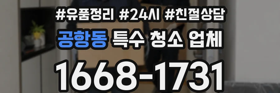 공항동 특수 청소 업체