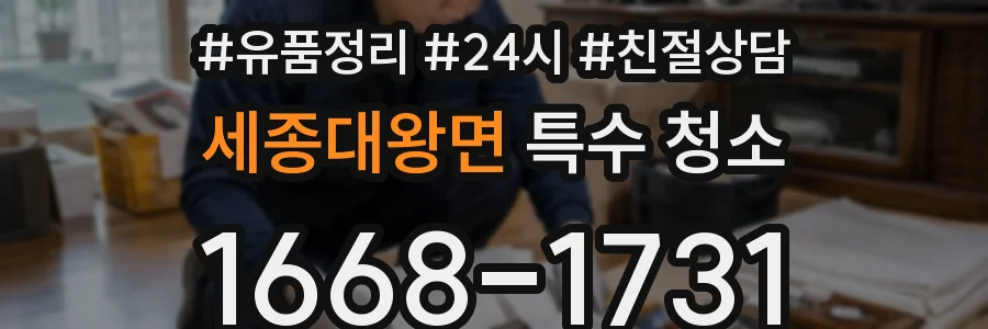 세종대왕면 특수 청소
