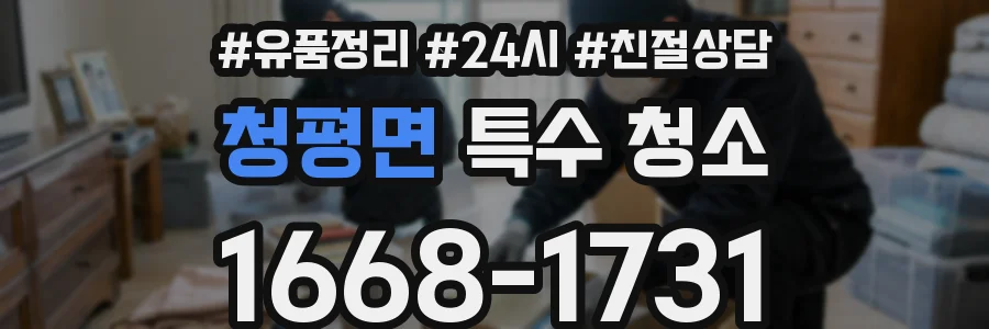 청평면 특수 청소