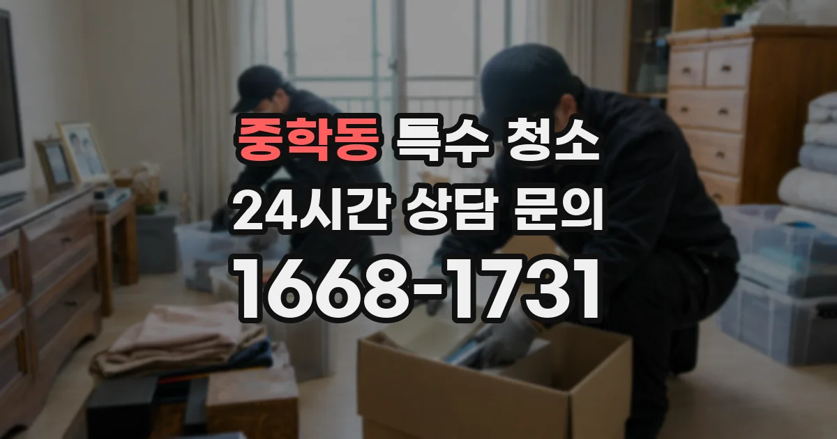 중학동 특수 청소