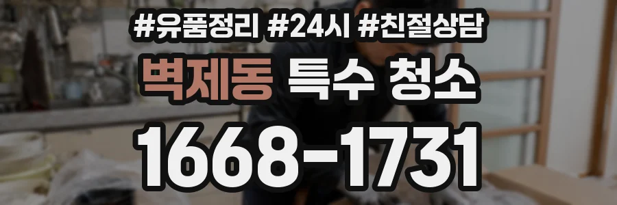 벽제동 특수 청소