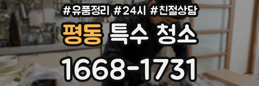평동 특수 청소