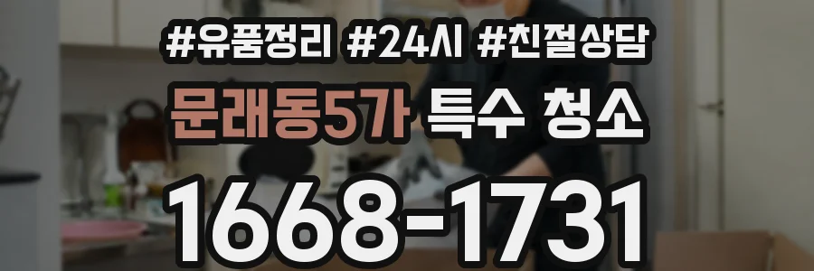 문래동5가 특수 청소