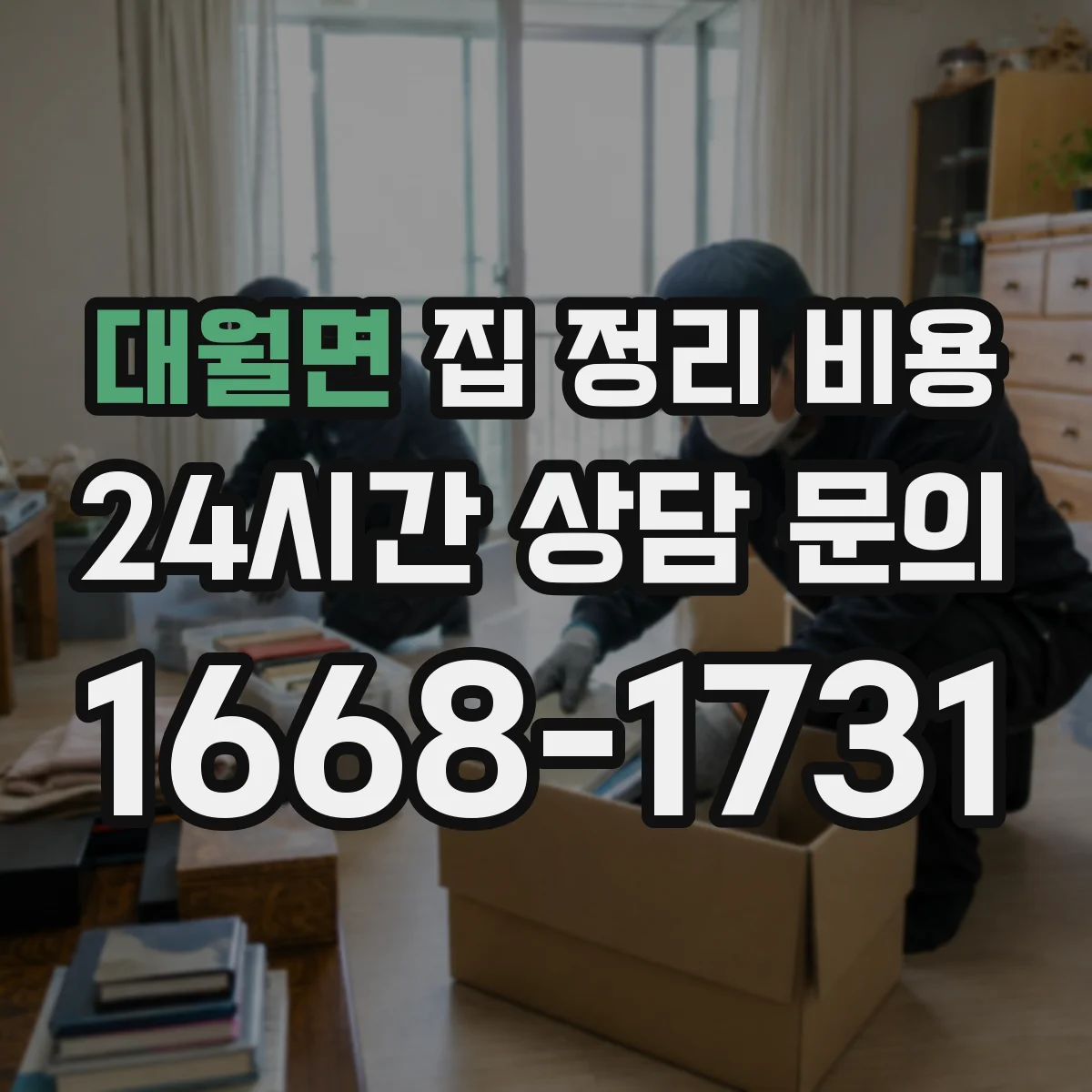 대월면 집 정리 비용