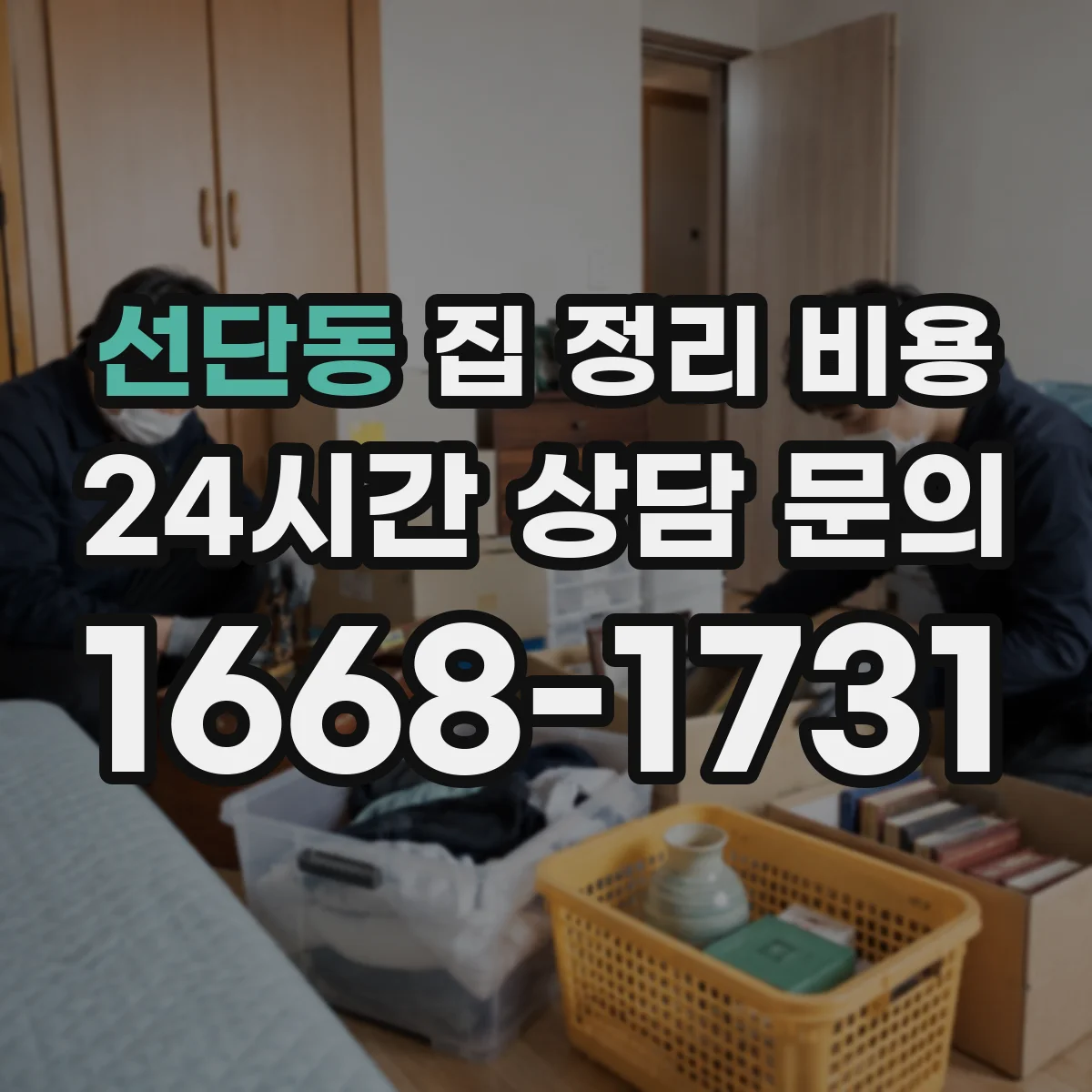 선단동 집 정리 비용