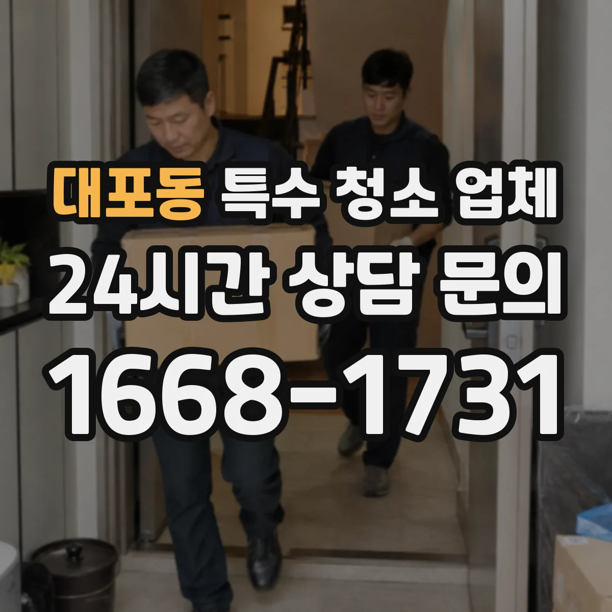 대포동 특수 청소 업체