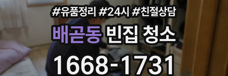 배곧동 빈집 청소