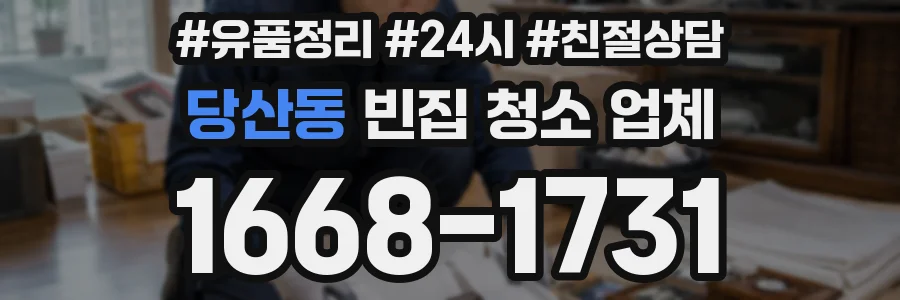 당산동 빈집 청소 업체