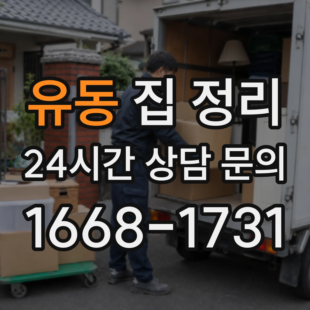 유동 집 정리