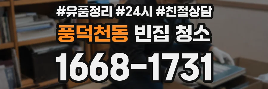 풍덕천동 빈집 청소