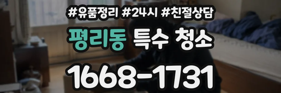 평리동 특수 청소