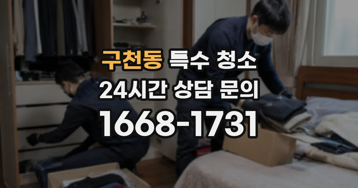 구천동 특수 청소