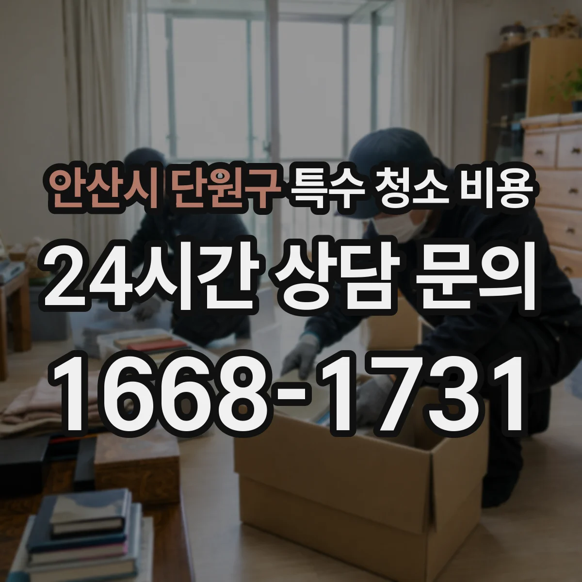 안산시 단원구 특수 청소 비용