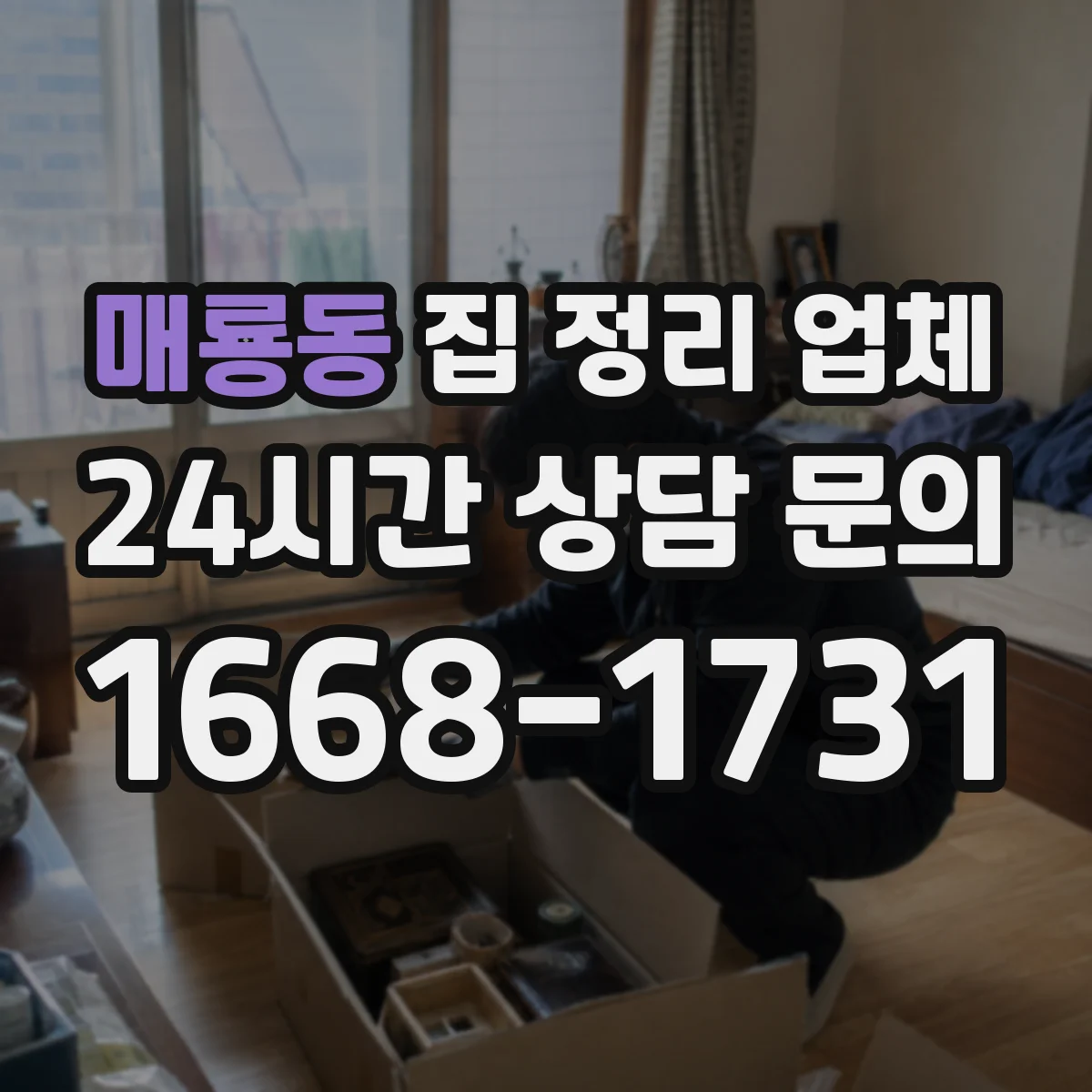 매룡동 집 정리 업체
