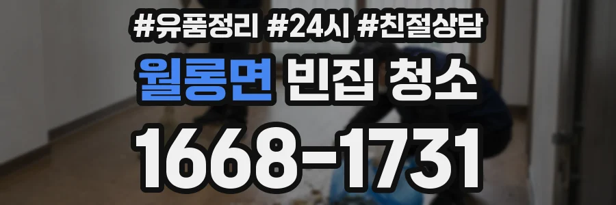 월롱면 빈집 청소