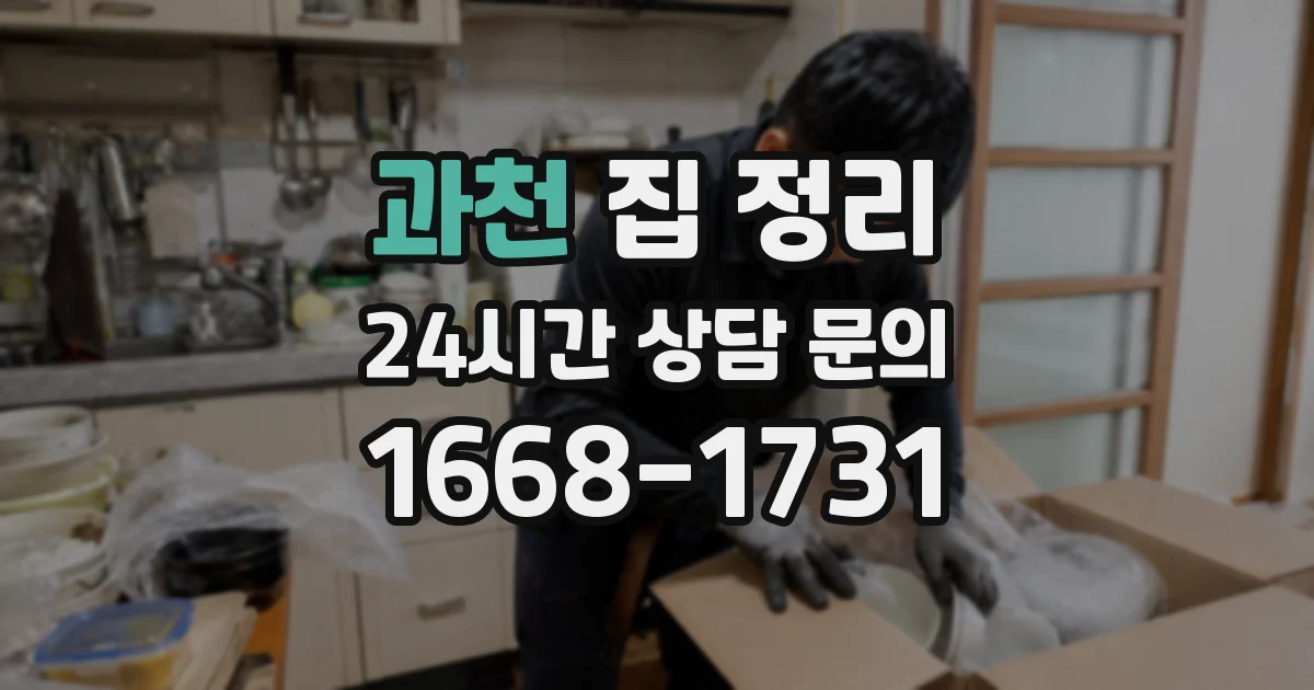 과천 집 정리