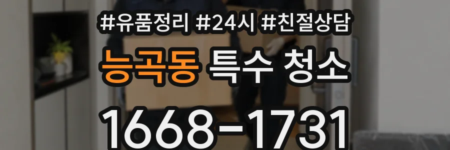 능곡동 특수 청소