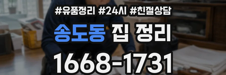 송도동 집 정리