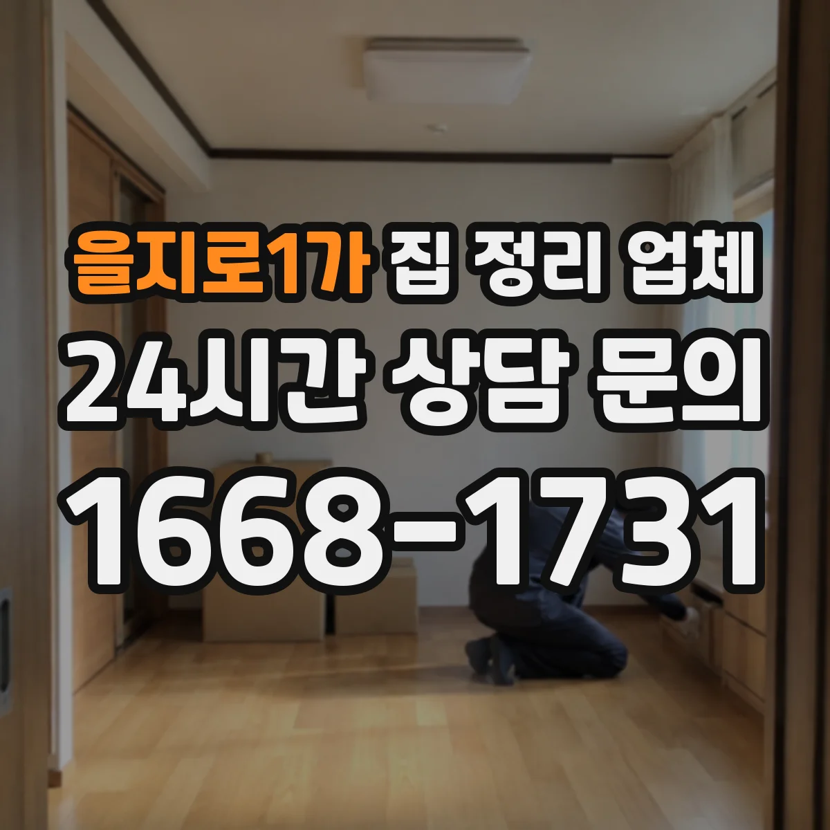 을지로1가 집 정리 업체