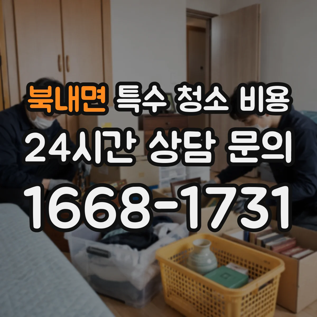 북내면 특수 청소 비용