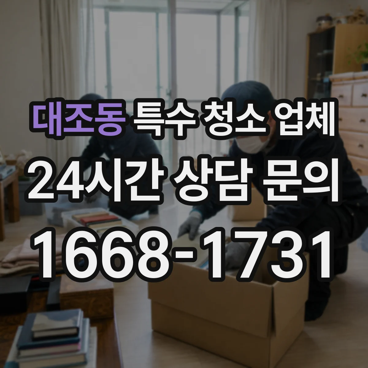 대조동 특수 청소 업체