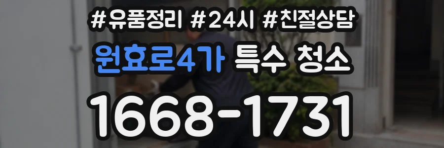 원효로4가 특수 청소