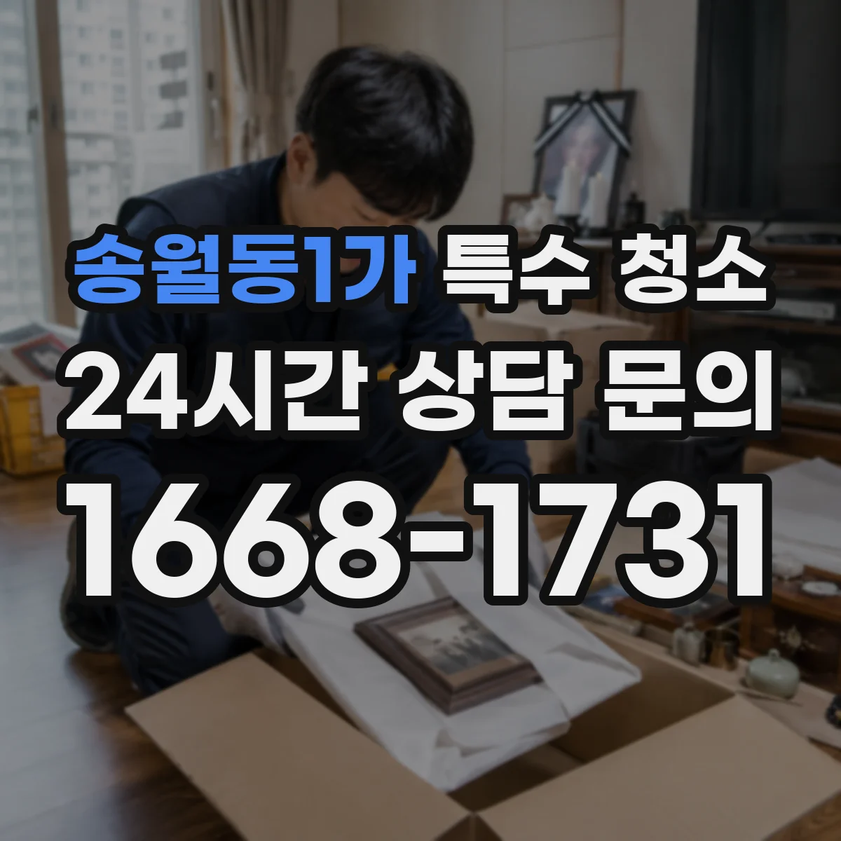 송월동1가 특수 청소