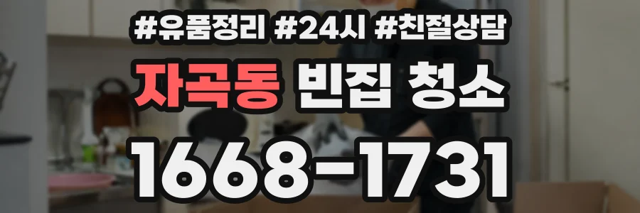 자곡동 빈집 청소