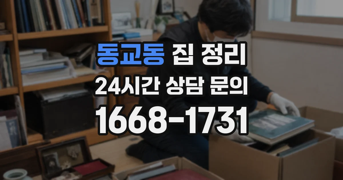 동교동 집 정리