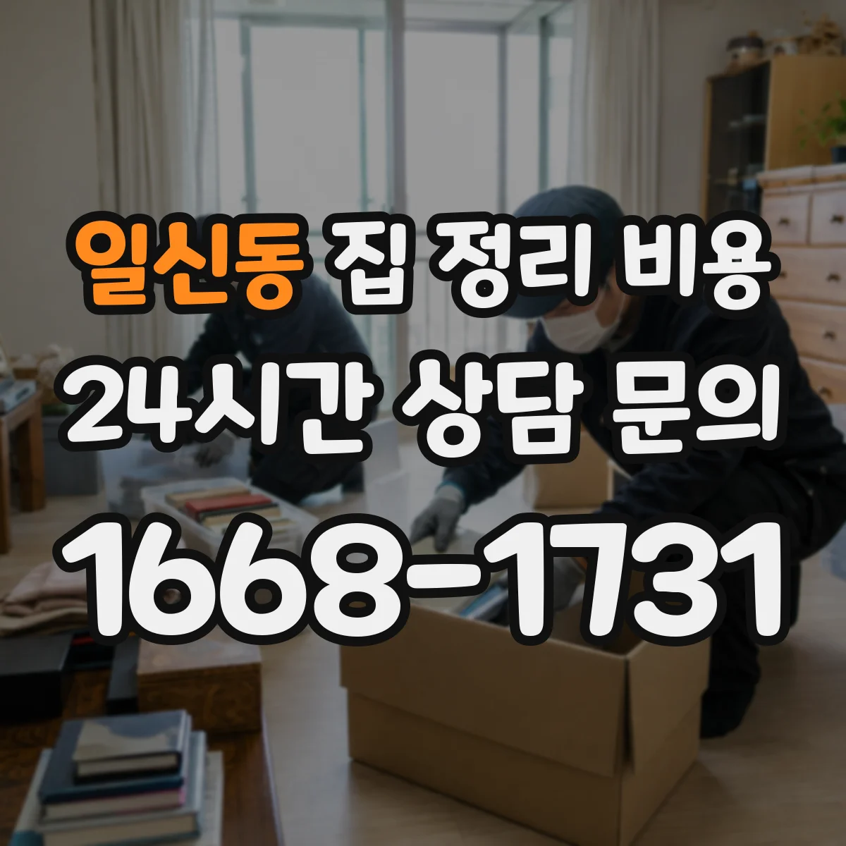 일신동 집 정리 비용