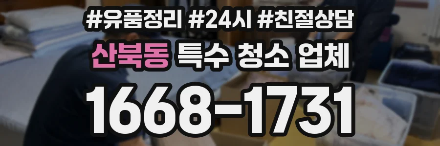 산북동 특수 청소 업체