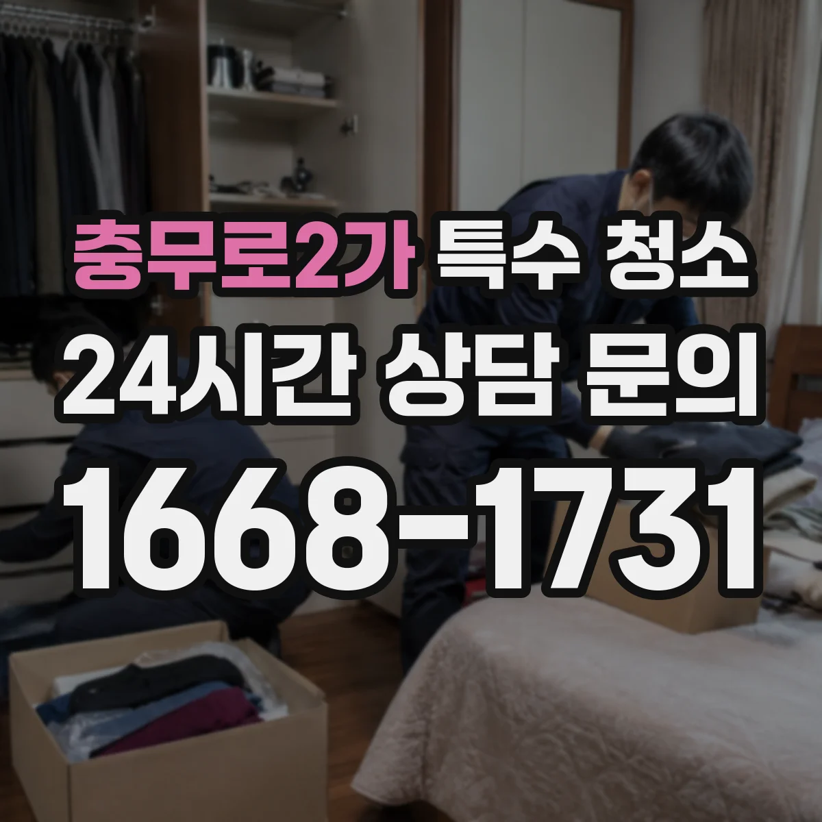 충무로2가 특수 청소