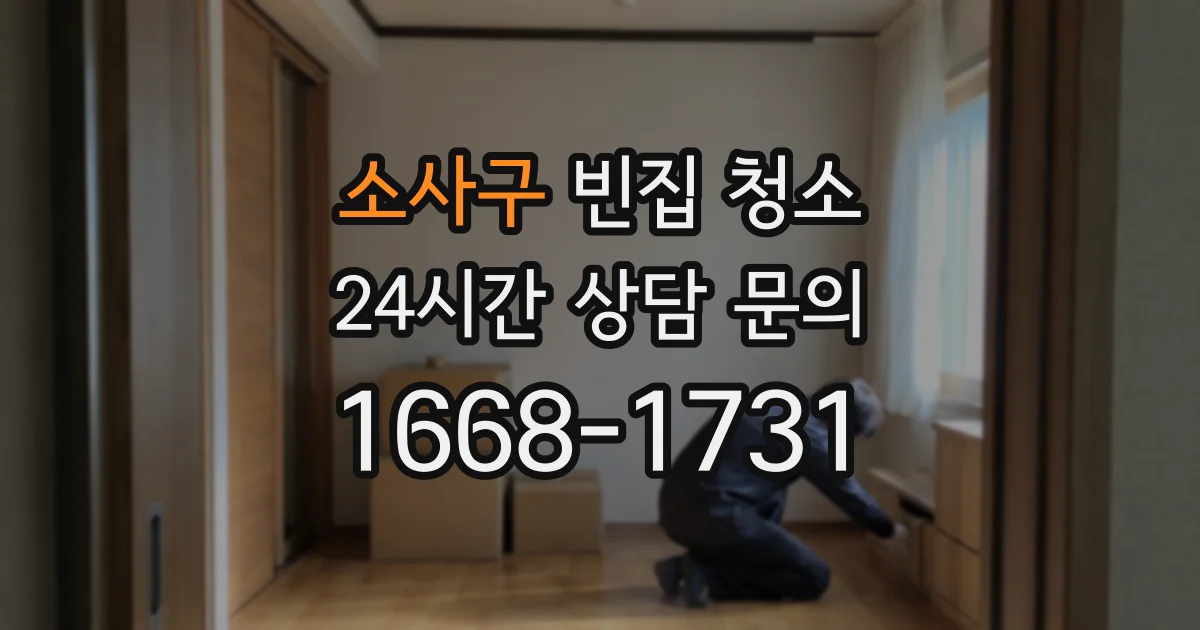 소사구 빈집 청소