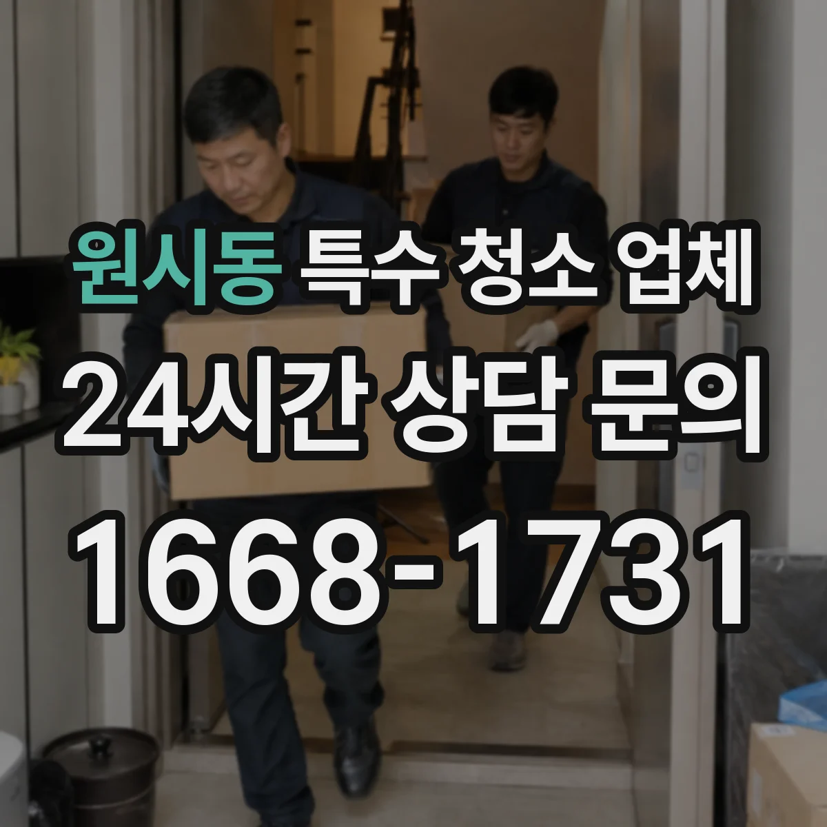 원시동 특수 청소 업체