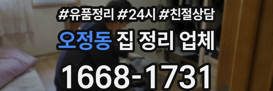 오정동 집 정리 업체