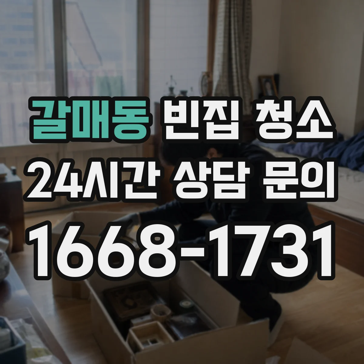 갈매동 빈집 청소