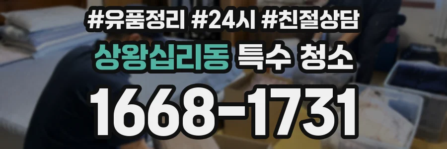 상왕십리동 특수 청소