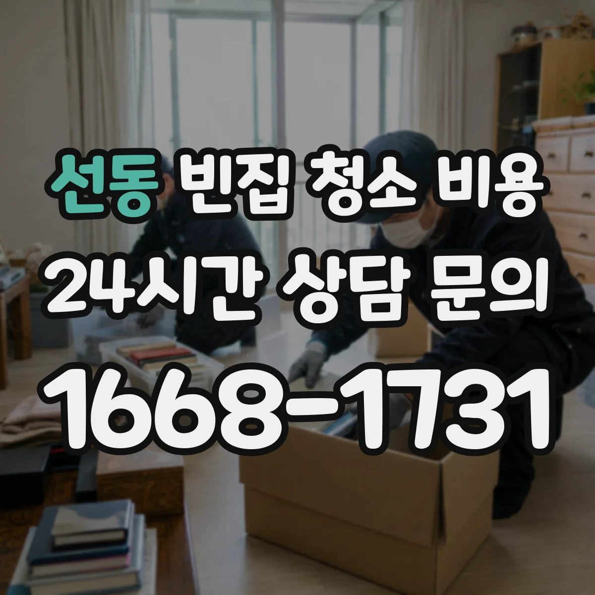 선동 빈집 청소 비용