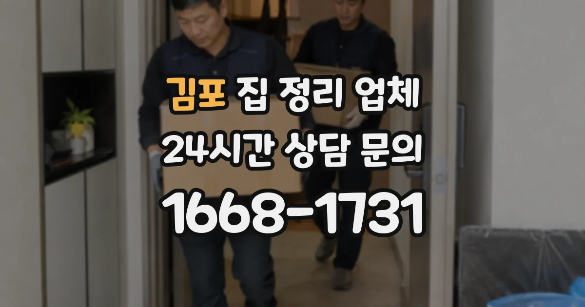 김포 집 정리 업체