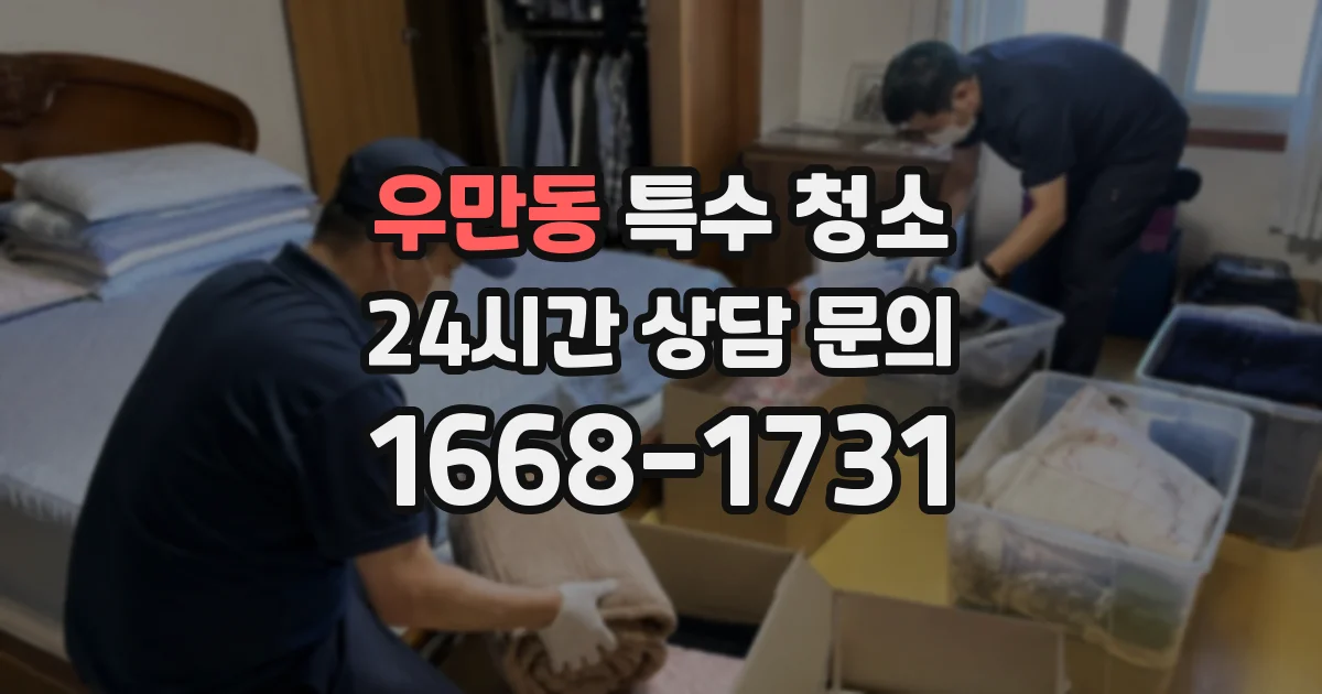 우만동 특수 청소