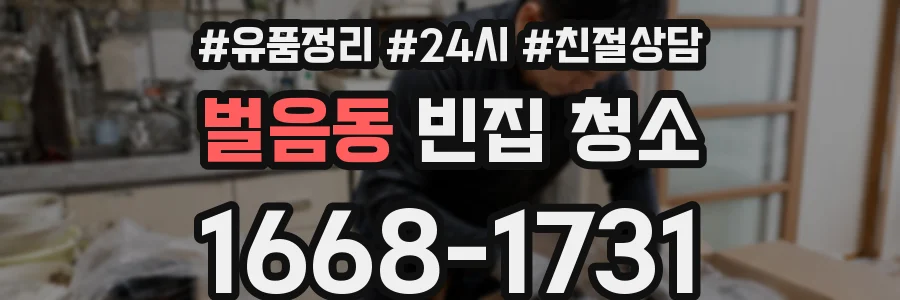 벌음동 빈집 청소