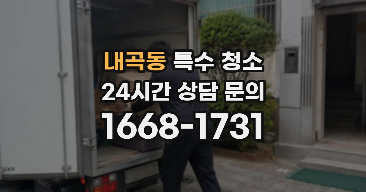 내곡동 특수 청소